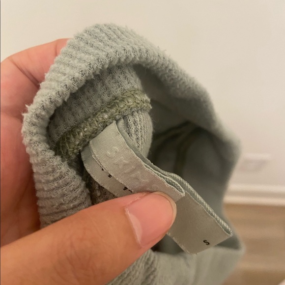 Skims waffle leggings in mineral green SOLD OUT - Picture 9 of 11